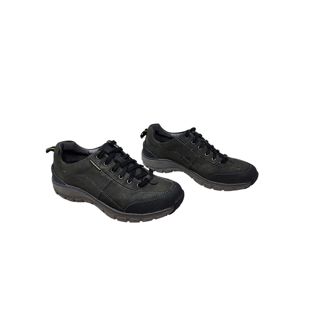 Clarks Wave Walk Outdoor Shoes 6 W Women Gray Waterproof Leather Hiking 26061358